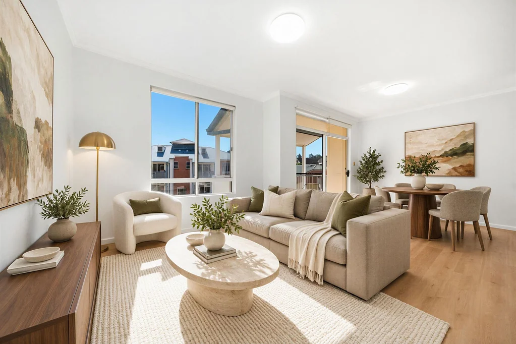 Balmain 2ਬੈੱਡਰੂਮ Sunlit Split-Level Living in a Resort-Style Harbourside Setting