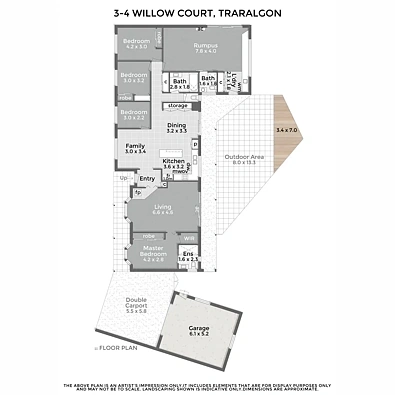 3-4 Willow Court, Traralgon, VIC 3844, 3 habitaciones, 3 baños, House