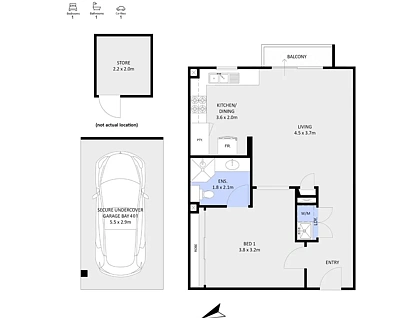 401/9 Victoria Avenue, Perth, WA 6000, 1部屋, 1バスルーム, Apartment