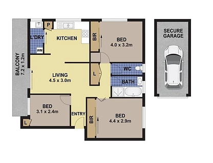10/8 Yangoora Road, Belmore, South Western Suburbs, 3房, 1浴, Apartment