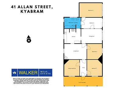 41 Allan Street, Kyabram, VIC 3620, 4 રૂમ, 1 બાથરૂમ, House