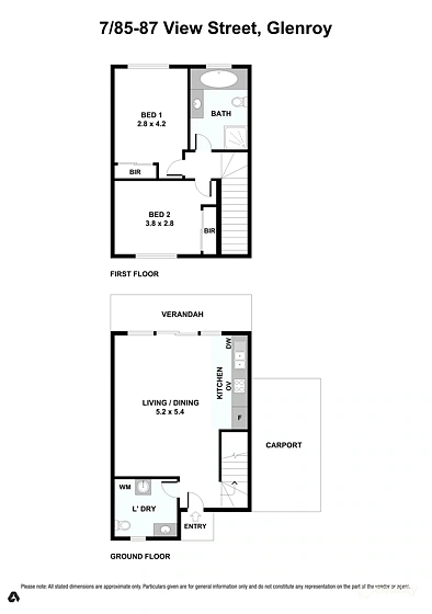 7/85-87 Veiw Street, Glenroy, VIC 3046, 2 habitaciones, 1 baños, Townhouse
