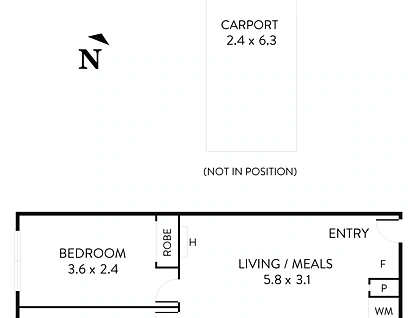 2/342 Ascot Vale Road, Moonee Ponds, North Melbourne, 2部屋, 1バスルーム, Apartment