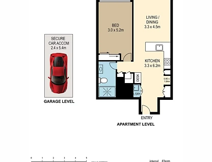 1404/977 Ann Street, Fortitude Valley, Brisbane - Inner City Region, 1房, 1浴, Apartment