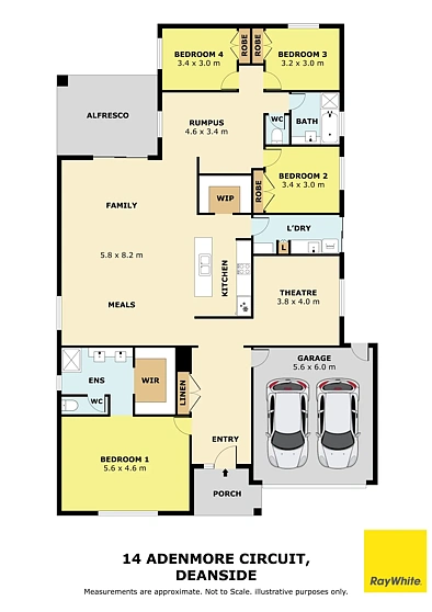 14 Adenmore Circuit, Deanside, VIC 3336, 4 રૂમ, 2 બાથરૂમ, House