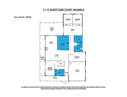 11-12 Ghost Gum Court, Mulwala, NSW 2647, 4房, 2浴, House