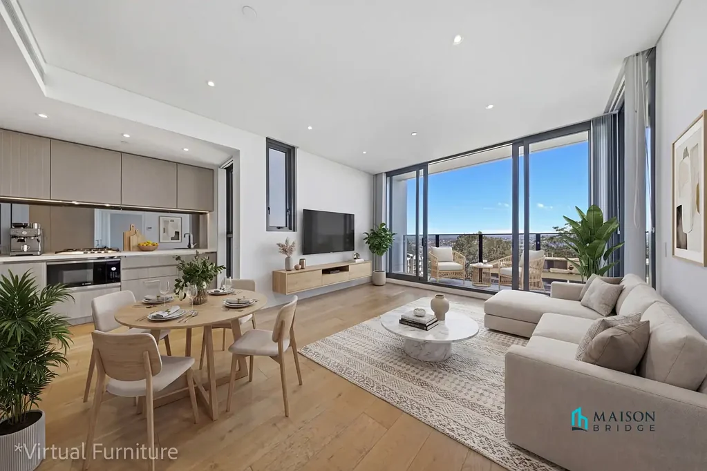 North Sydney 1침실 Luxury Water View 1 Bed Apartment