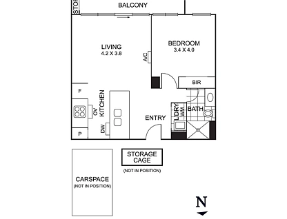 204/3 Red Hill Terrace, Doncaster East, Inner East Melbourne, 1 कमरे, 1 बाथरूम, Apartment