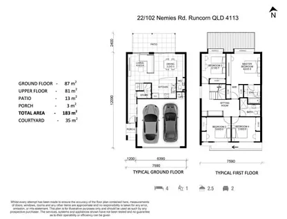 22/102 Nemies Road, Runcorn, Brisbane - Southern Region, 4房, 2浴, Townhouse