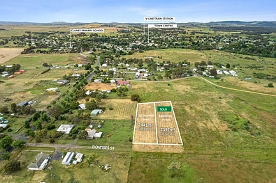 Clunes  All the hard work has been done.