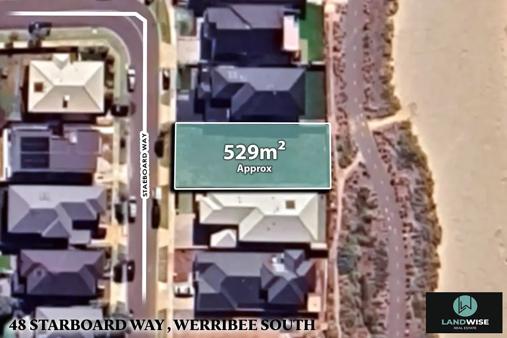 Werribee South 优质滨水土地 529m²广阔地块 绝对临海位置 划片名校社区 壮丽天际线景观 步行海滨步道 Prime Waterfront Living – Build Your Dream Home on 529m² of Coastal Luxury!!