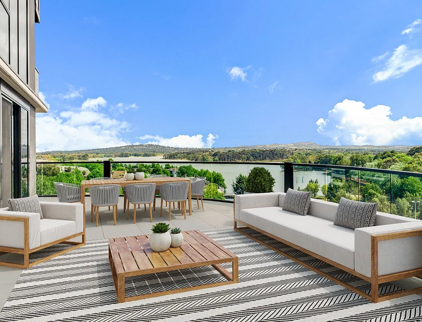 513/6 Grazier Lane, Belconnen, Canberra, 2房, 2浴, Apartment