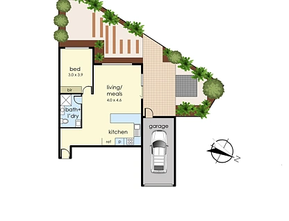 17/5 Thompson Road, Patterson Lakes, Bayside, 1 침실, 1 욕실, Apartment