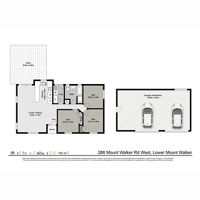 286 Mount Walker West Road, Lower Mount Walker, QLD 4340, 3 રૂમ, 1 બાથરૂમ, House