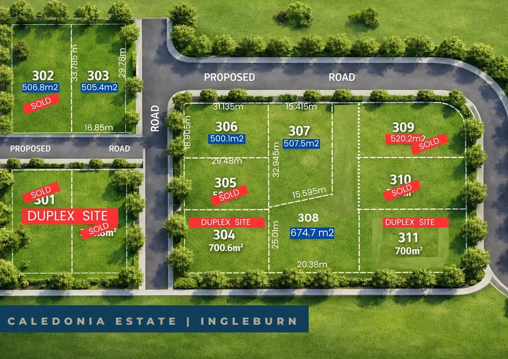 Ingleburn BE PART OF CALEDONIA ESTATE INGLEBURN : 500m2 BLOCKS!