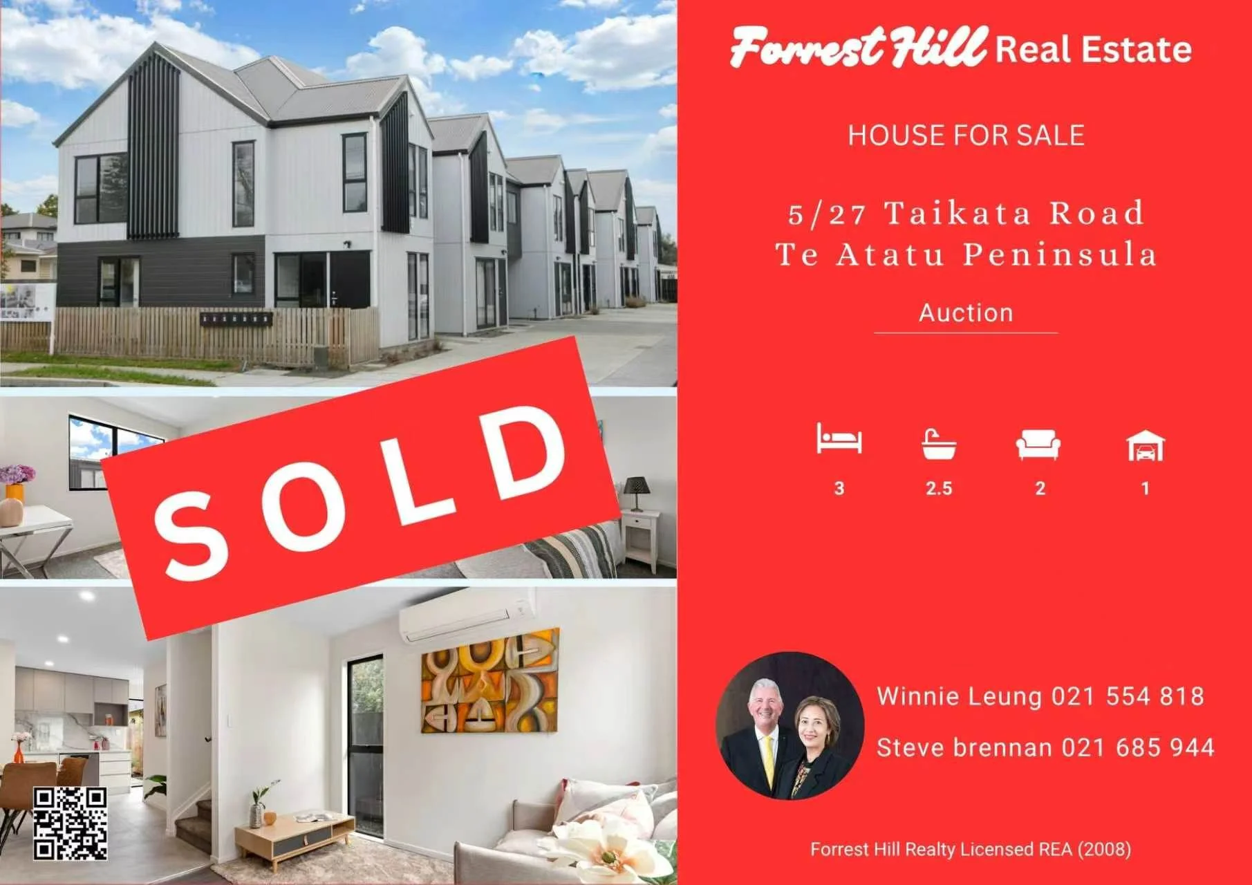 Te Atatu Peninsula 3房  Different from the rest ! 112sqm floor area - Garage