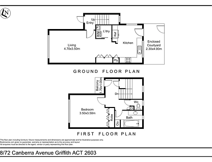 8/72 Canberra Avenue, Griffith, Inner South, 1 rūma, 1 rūma horoi, Apartment