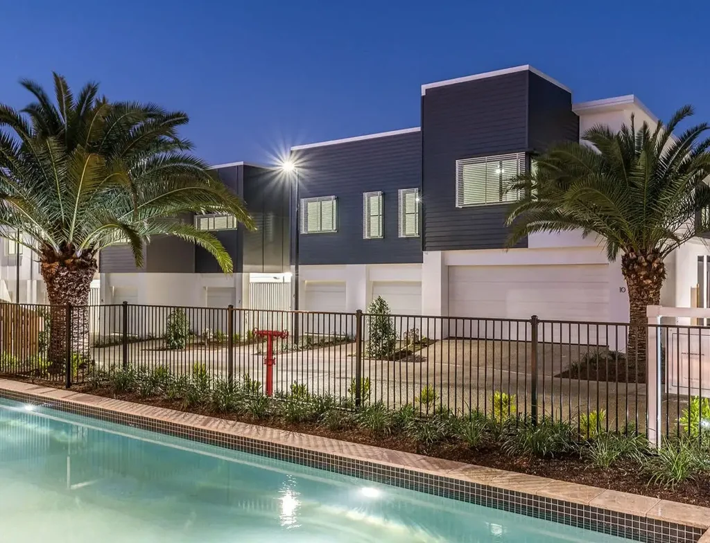 Modern Three-Bedroom Townhouse with Resort-Style Pool