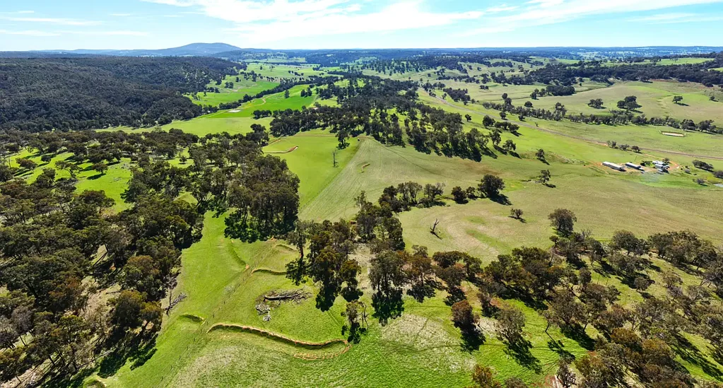 Quindanning  Kyellen Farm, Quindanning-Darkan Road - highly scenic farm in strong rainfall area.