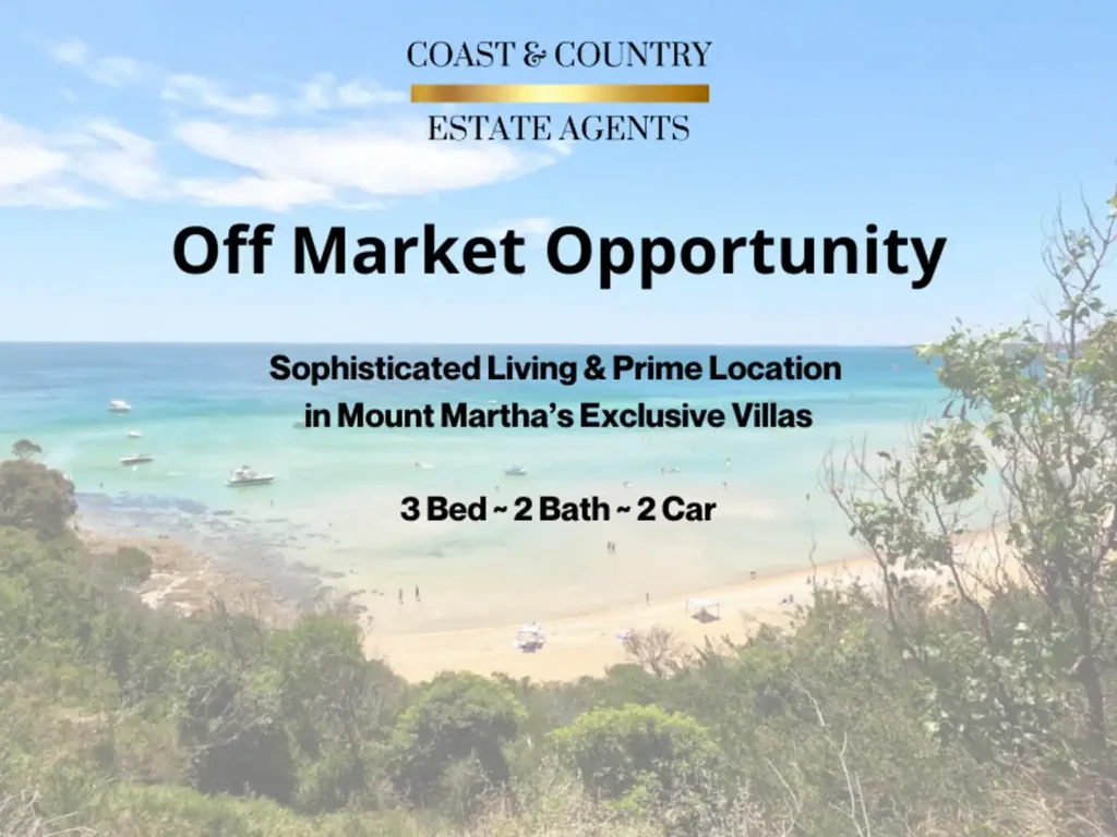 Mount Martha 3房 优雅实用设计 优越地理位置 顶级厨电配备 舒适居住体验 安心安保系统 出行购物便捷 海滨生活佳选 Sophisticated Living & Prime Location in Mount Martha’s Exclusive Villas