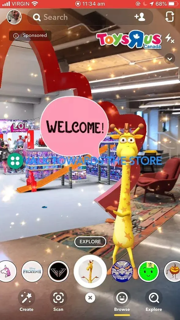 玩具反斗城联手 Snapchat 用 AR 售卖玩具