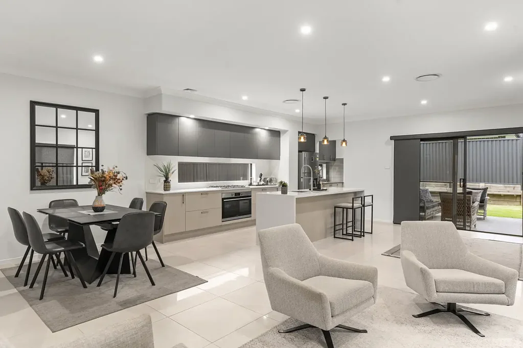 Contemporary Home with Solar System Installed