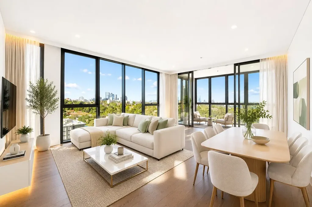 St Leonards 4ਬੈੱਡਰੂਮ Brand New Four-Bedroom Penthouse with Uninterrupted Harbour Bridge and City Views