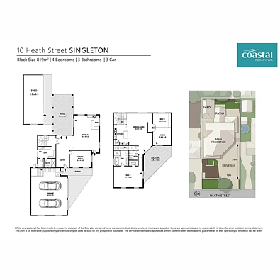 户型图 - 10 Heath Street, Singleton, WA 6175