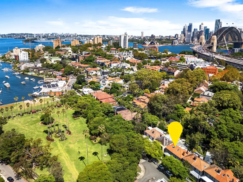 Kirribilli 3部屋 Enchanting harbourside terrace neighbouring idyllic Milson Park