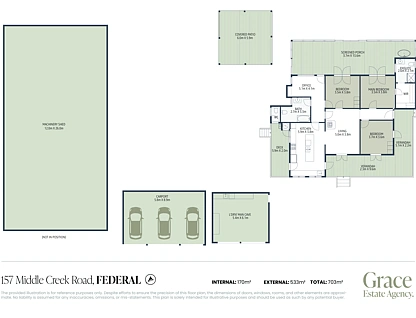 157 Rosedale Homestead, Middle Creek Road, Federal, Sunshine Coast, 4 غرف, 3 حمامات, Lifestyle Section