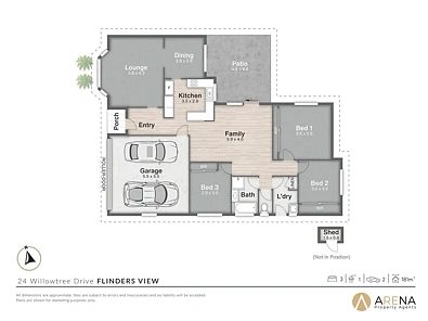 24 Willowtree Drive, Flinders View, QLD 4305, 3房, 1浴, House