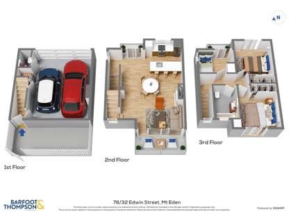 78/32 Edwin Street, Mt Eden, Auckland City, Auckland, 3房, 1浴, 城市屋