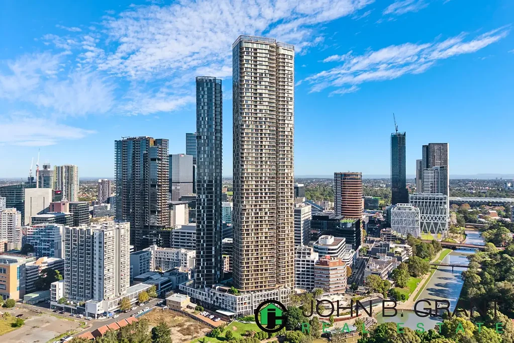 Parramatta 2部屋 Luxury Sky-High Living with Spectacular Sydney CBD Views