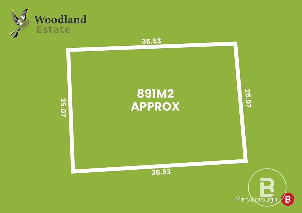 Maryborough LOT 22- 891m2 - WOODLAND ESTATE - VACANT LAND - TITLED
