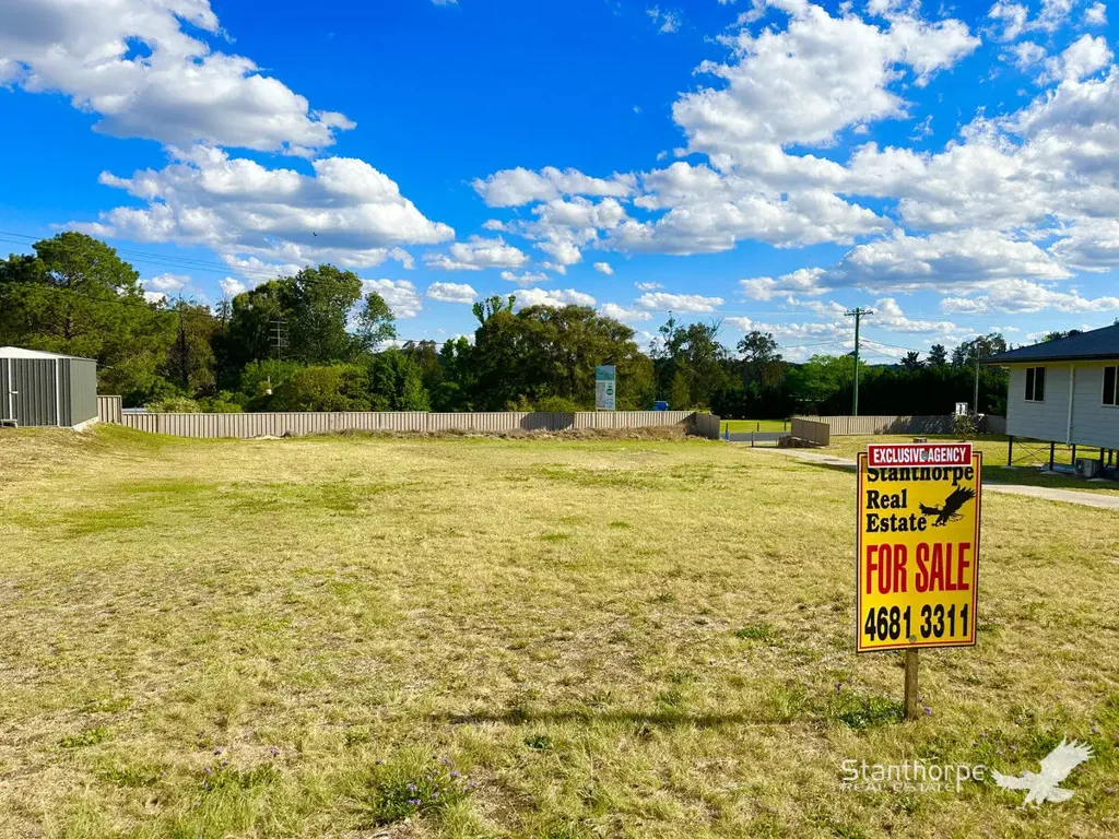 Stanthorpe STANTHORPE - ONE OF THE LAST BUILDING BLOCKS IN TOWN
