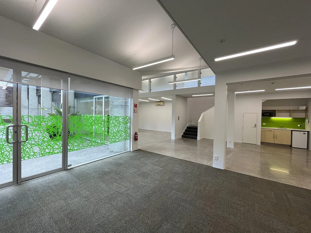 Newmarket Modern, corner office on Broadway