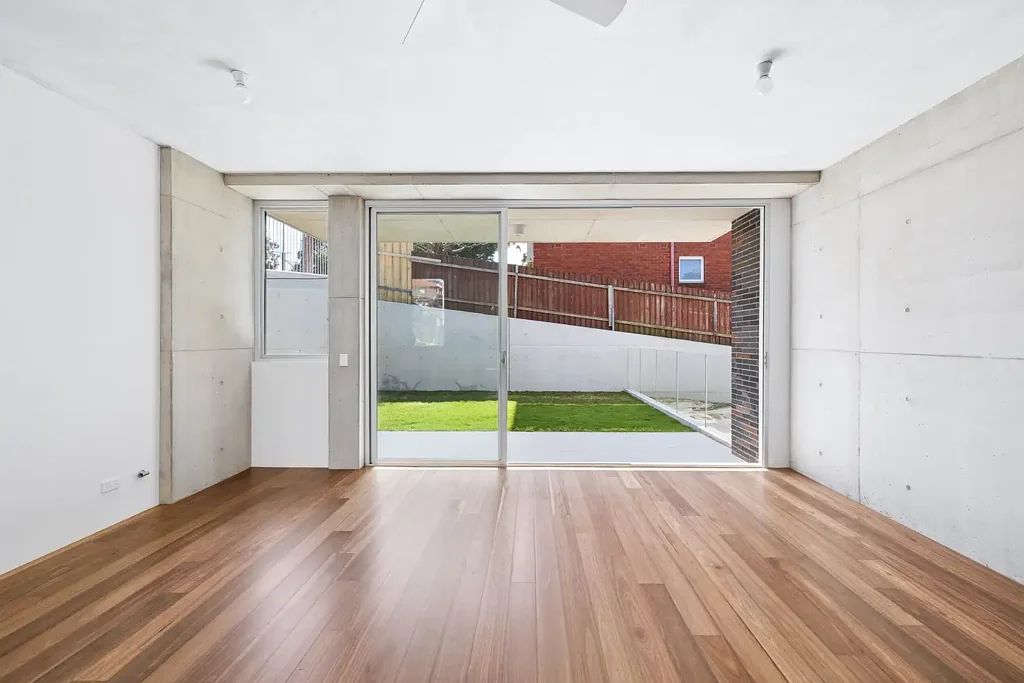 Brand new north-facing garden apartment with parking!