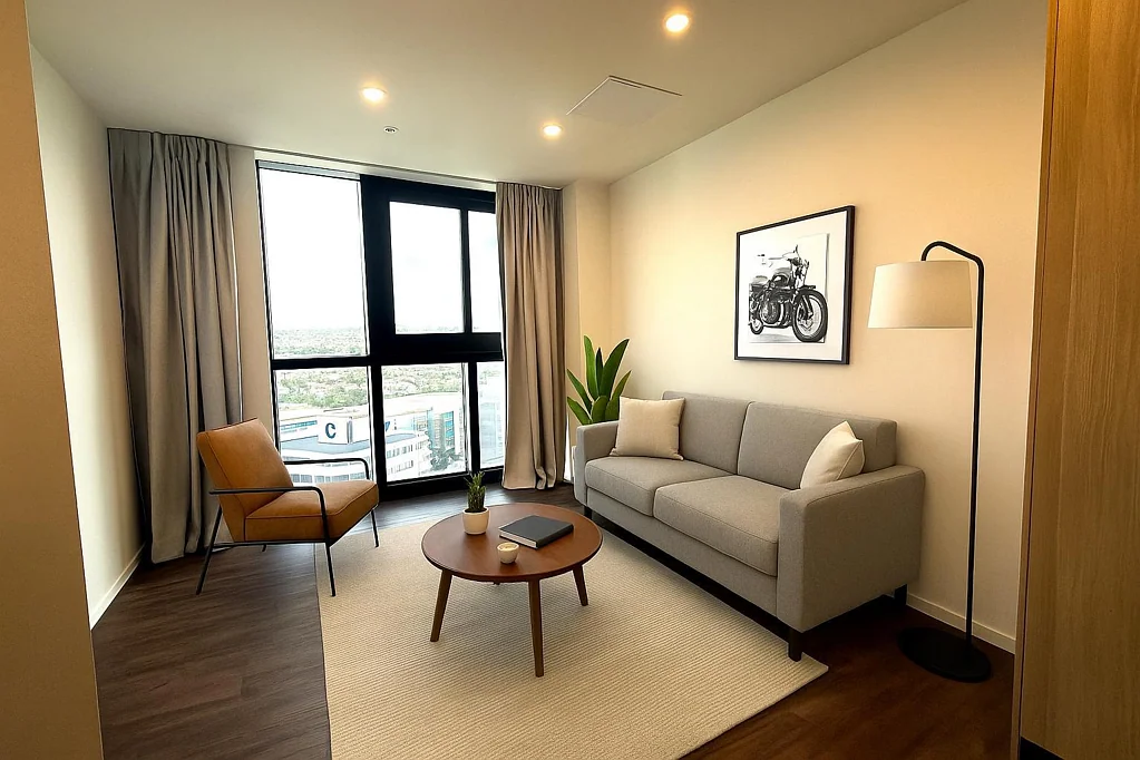 Ellerslie 1ਬੈੱਡਰੂਮ Penthouse Living with Elevated Views