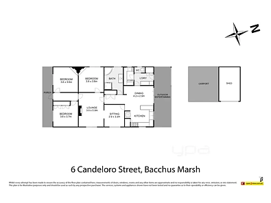 6 Candeloro Street, Bacchus Marsh, VIC 3340, 3 침실, 1 욕실, House