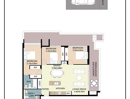 G03/5 Cullen Avenue, Jordan Springs, Outer Western Sydney, 3 phòng ngủ, 2 phòng tắm, Apartment