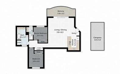 16/32 Second Avenue, Broadbeach, QLD 4218, 2房, 2浴, Unit