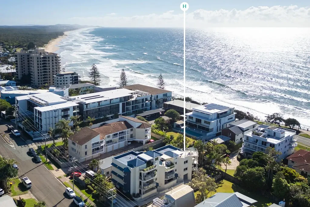 Coolum Beach 2غرفة نوم The Cove Penthouse - Private Rooftop, Spa & Ocean Views
