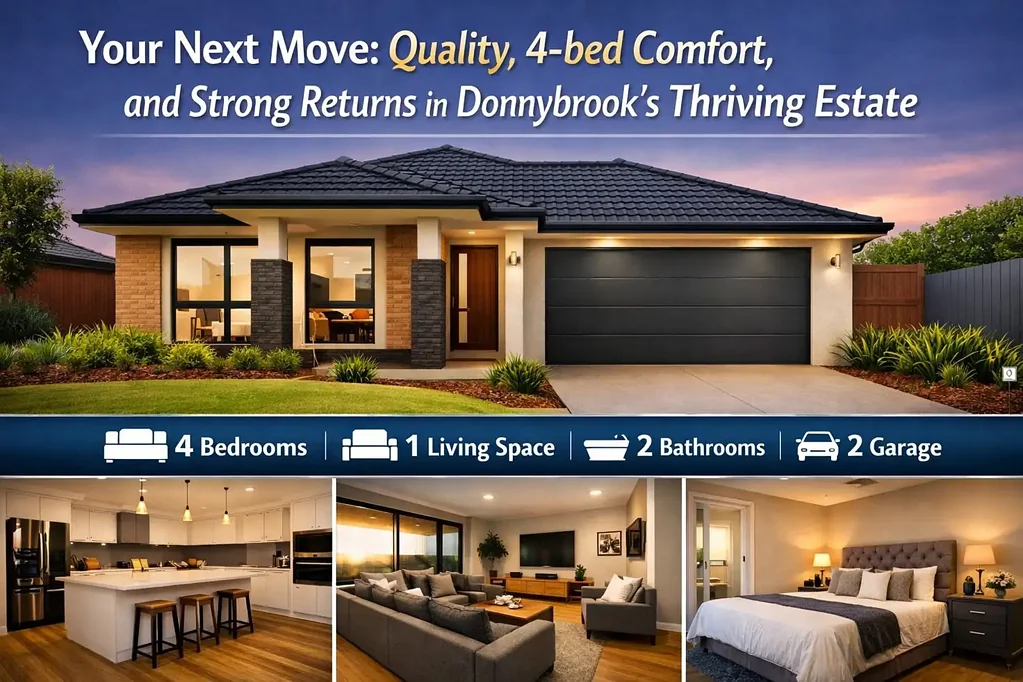 Donnybrook 4ห้องนอน Your Next Move: Quality, 4-bed Comfort, and Strong Returns in Donnybrook’s Thriving Estate
