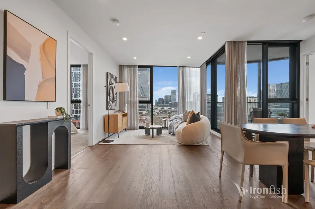 West Melbourne 3 Slaapkamer Architectural Interiors, Elevated City Living