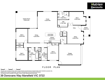 39 Donovans Way, Mansfield, VIC 3722, 4 ਕਮਰੇ, 2 ਬਾਥਰੂਮ, House
