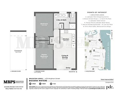 4/31 Brighton Street, Biggera Waters, Gold Coast, 2房, 1浴, Apartment