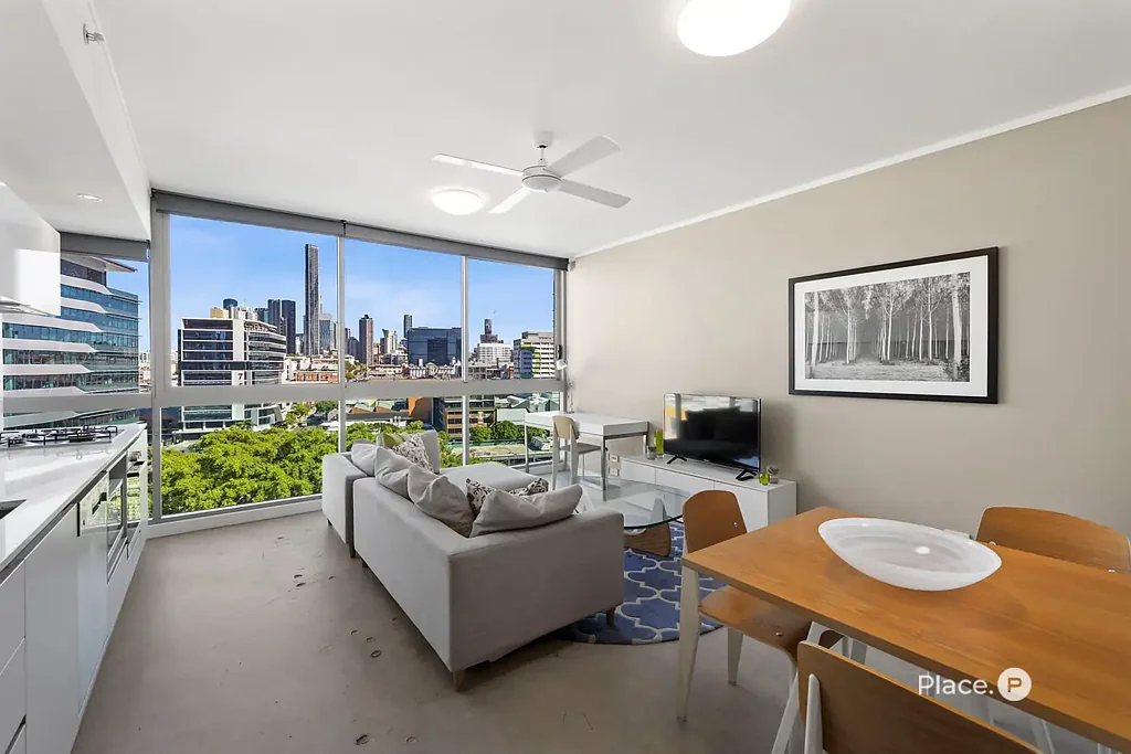Fortitude Valley 1Zimmer Stylish Executive Apartment with City Views in Walkable Lifestyle Precinct