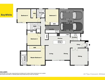 22 Tipu Crescent, Milldale, Rodney, 4房, 3浴, House