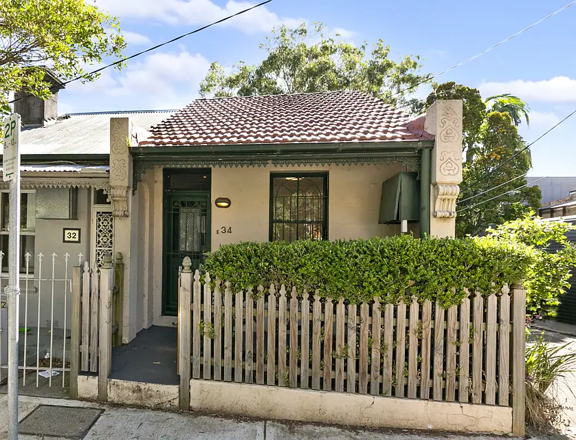 34 Chelmsford Street, Camperdown, Inner West, 2 રૂમ, 1 બાથરૂમ, House