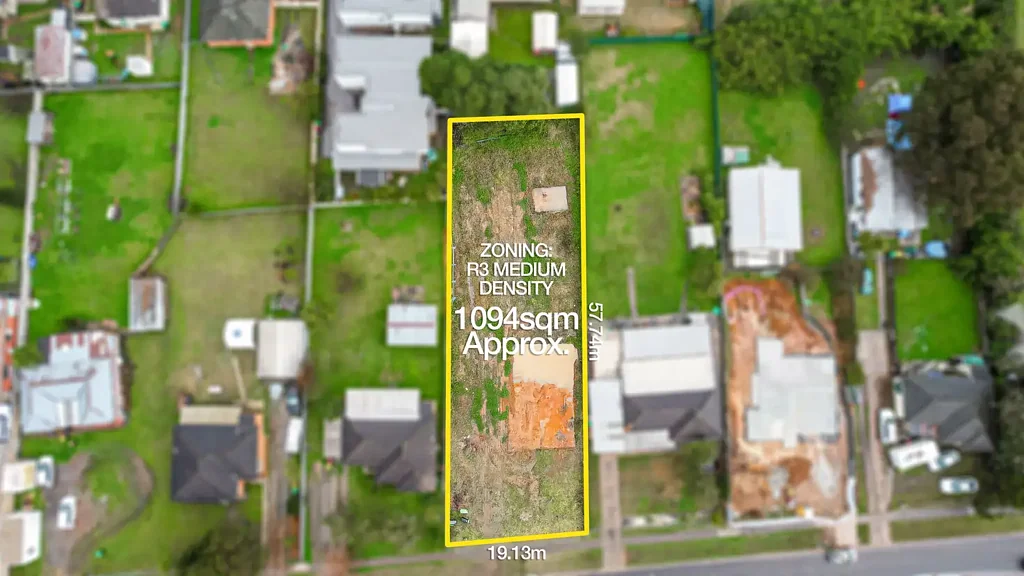 St Marys 1094SQM OF LAND WITH 19 METRE FRONTAGE!